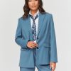 Femme BZB Veste & Blouson | Blazer Uni Bleu