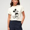 Femme BZB Tee-Shirt & Polo | T-Shirt Licence Mickey Blanc