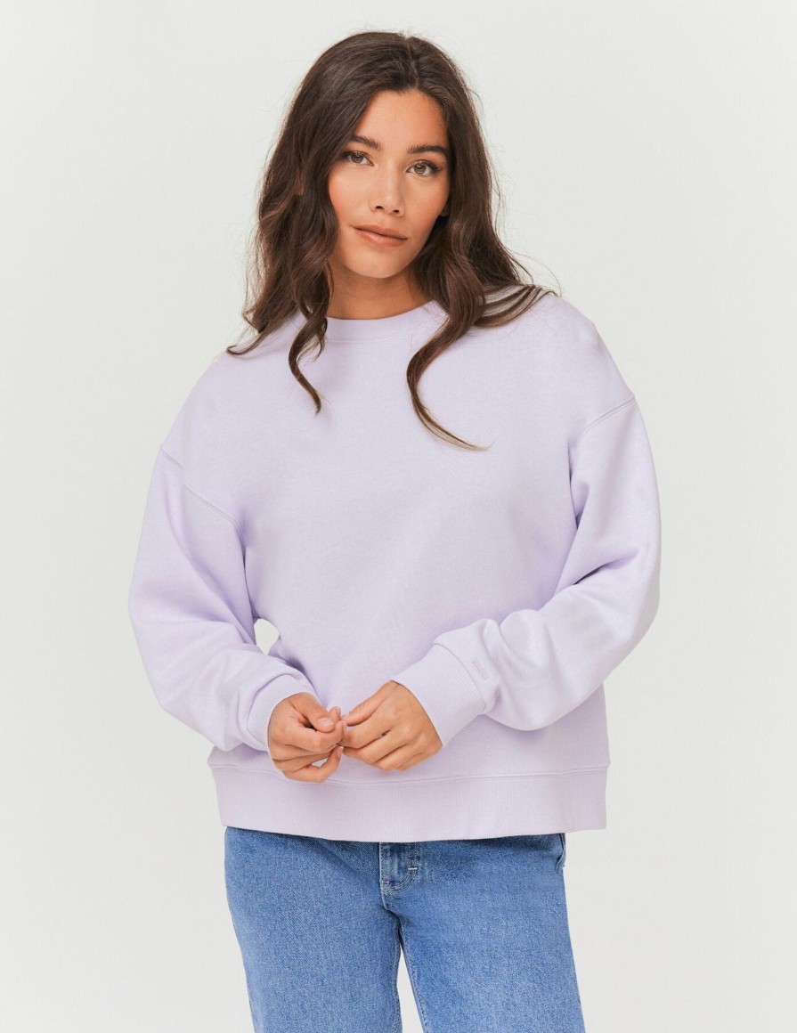 Femme BZB Sweat | Sweat Col Rond Lila