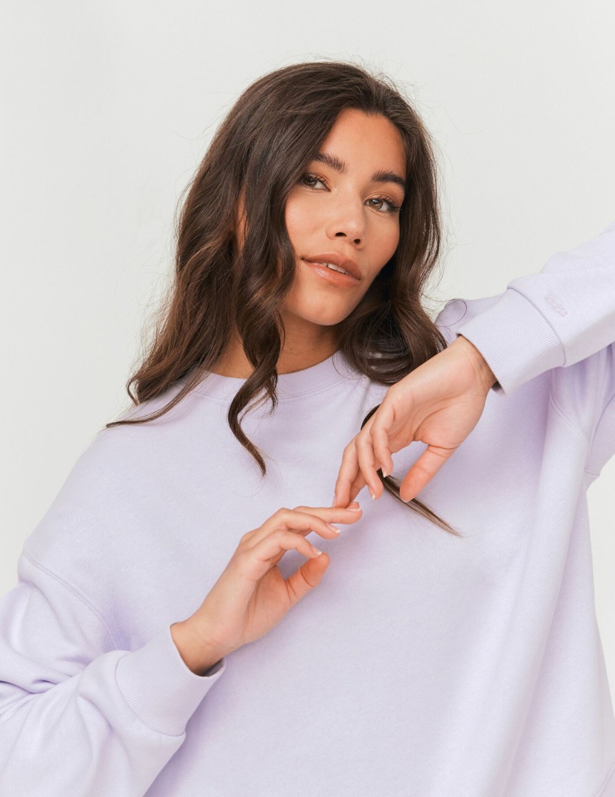 Femme BZB Sweat | Sweat Col Rond Lila