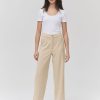 Femme BZB Pantalon | Pantalon Tailleur Beige