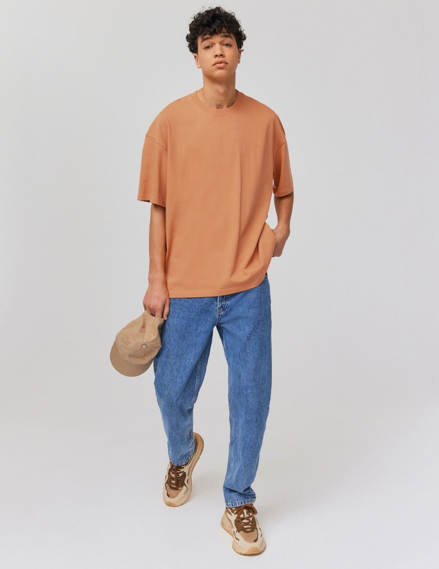 Homme BZB Tee-Shirt | T-Shirt Oversize Orange