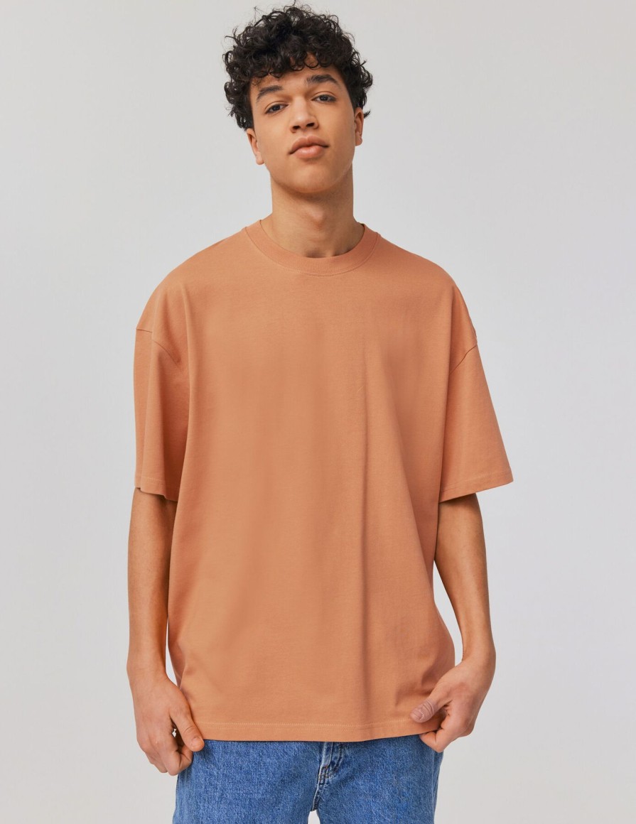 Homme BZB Tee-Shirt | T-Shirt Oversize Orange