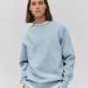 Homme BZB Sweat | Sweat Col Rond A Message Bleu Clair