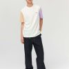 Homme BZB Tee-Shirt | T-Shirt Colorblock Blanc