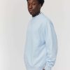 Homme BZB Sweat | Sweatshirt Col Rond Bleu Clair