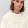 Homme BZB Tee-Shirt | T-Shirt Brode Blanc