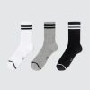 Homme BZB Chaussettes | Lot De 3 Paires De Chaussettes Sport Noir