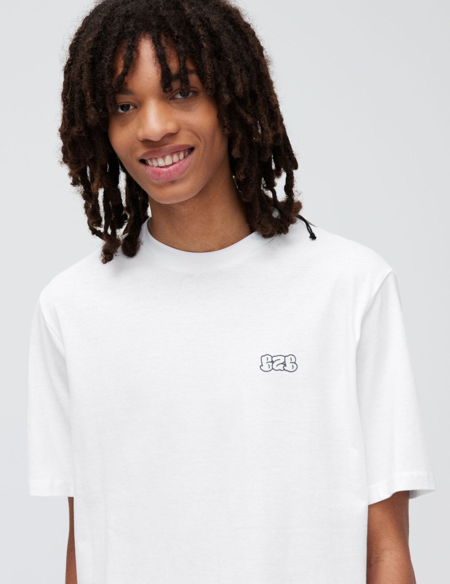 Homme BZB Tee-Shirt | T-Shirt Bzb Bubble Blanc