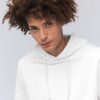 Homme BZB Sweat | Sweat A Capuche Blanc