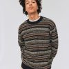 Homme BZB Pull | Pull Folk - Oversize Multicolore