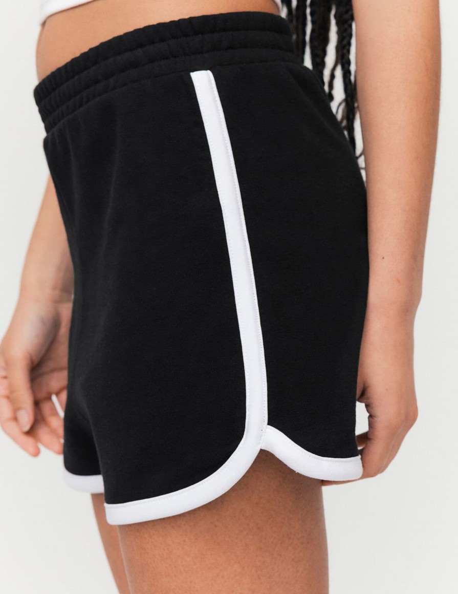 Femme BZB Short | Short Court En Molleton Noir