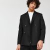 Homme BZB Veste & Blouson | Veste De Costume Noir