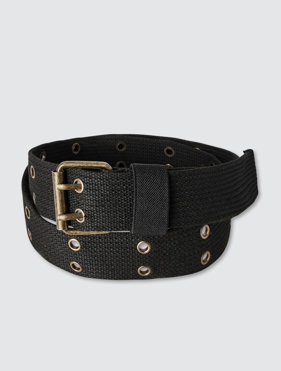 Homme BZB Ceinture | Ceinture Oeillets Noir