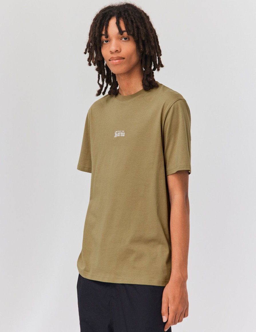 Homme BZB Tee-Shirt | T-Shirt Brode Camel