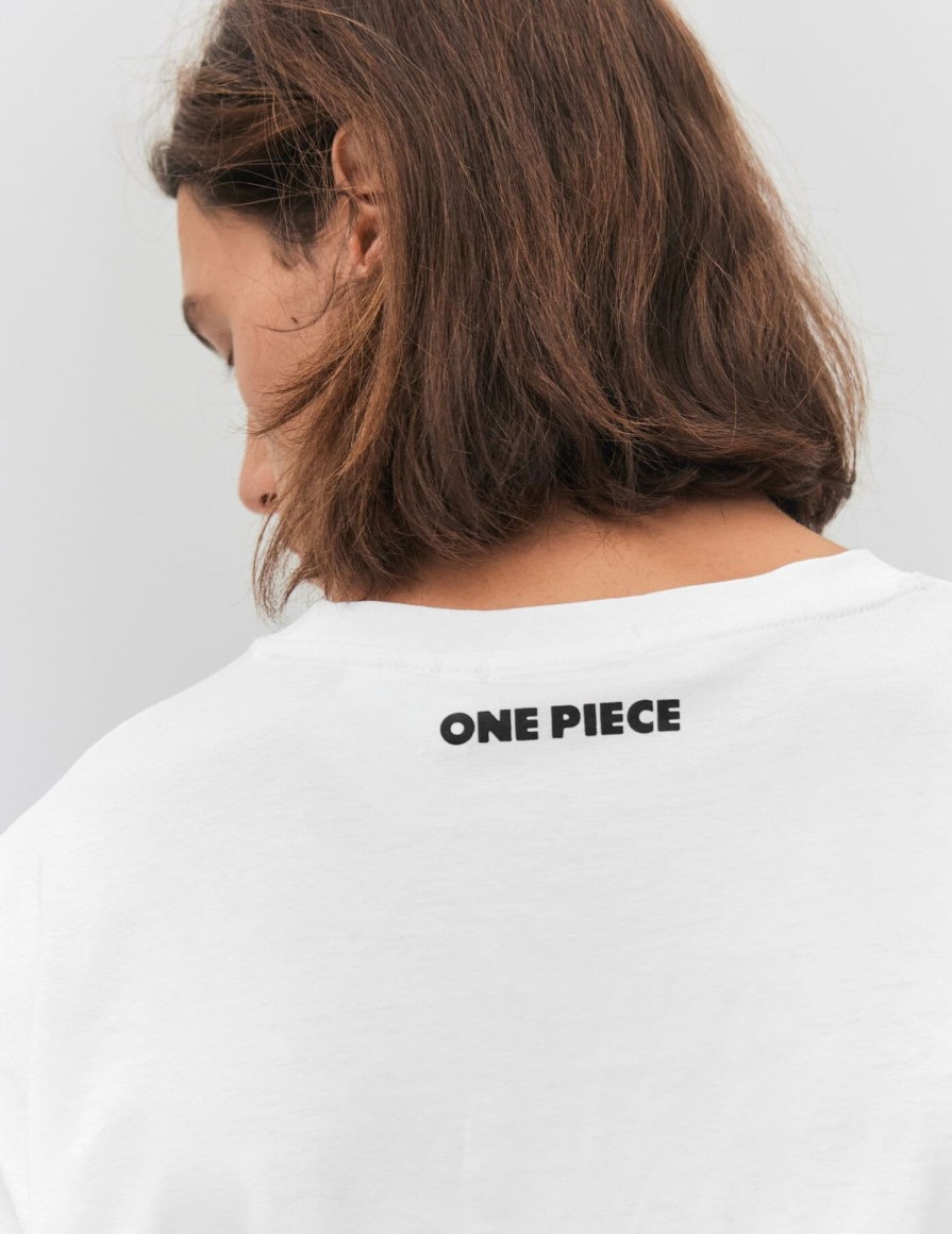 Homme BZB Tee-Shirt | T-Shirt Licence One Piece Blanc