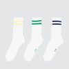 Homme BZB Chaussettes | Lot De 3 Paires De Chaussettes Sport Vert