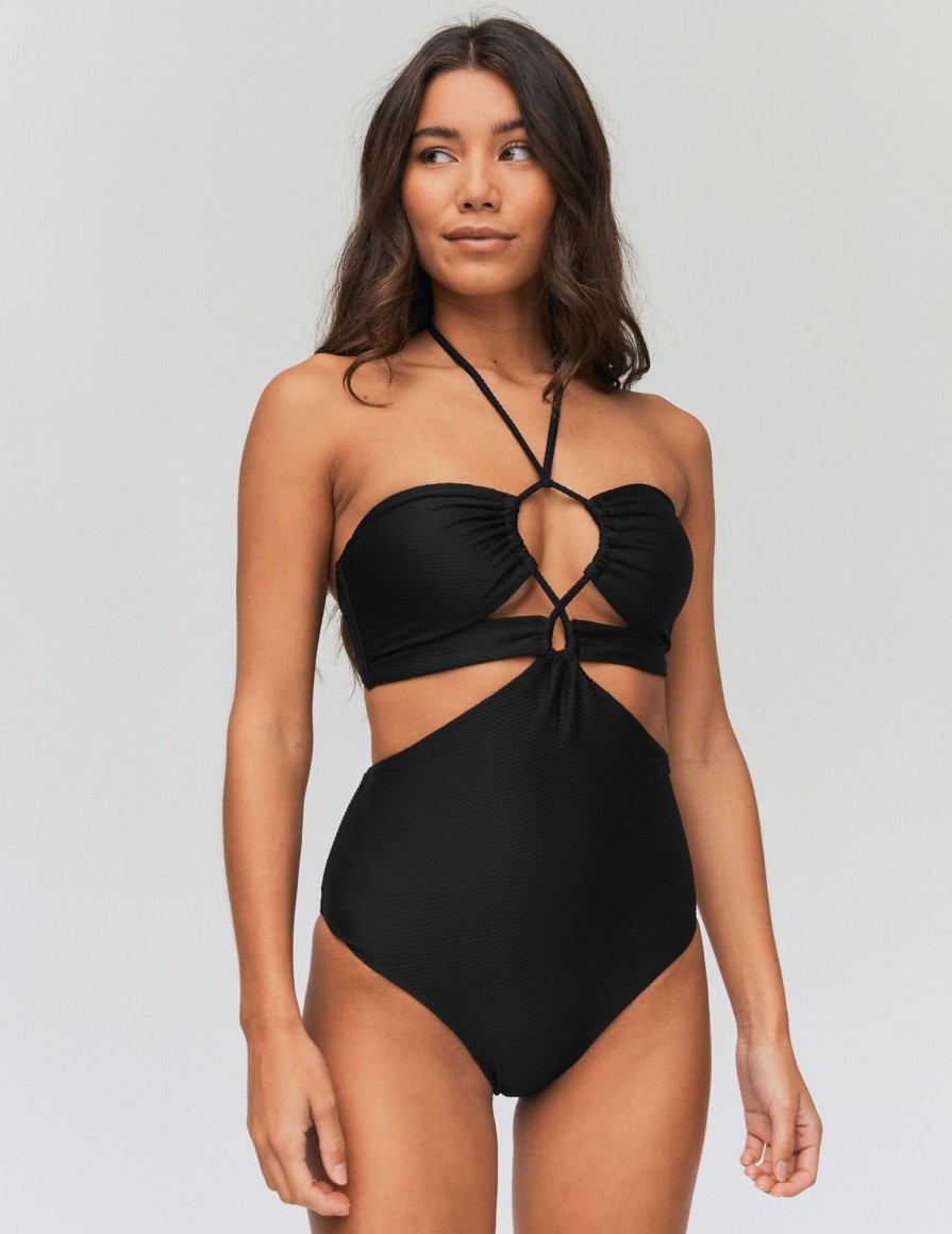 Femme BZB Maillots De Bain | Maillot De Bain 1 Piece Memphis Noir