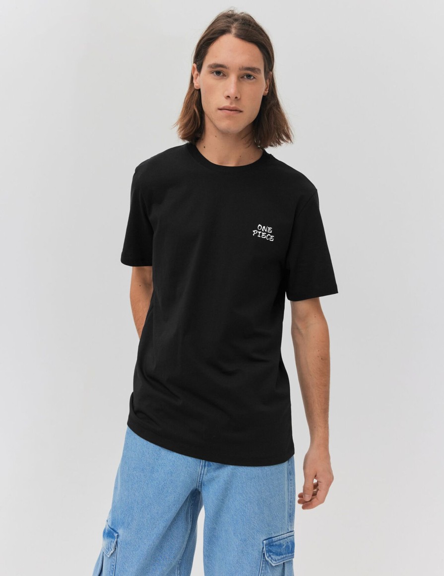 Homme BZB Tee-Shirt | T-Shirt Licence One Piece Noir