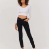 Femme BZB Jeans | Jean Skinny Taille Standard Noir