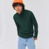 Homme BZB Pull | Pull Col Roule Vert