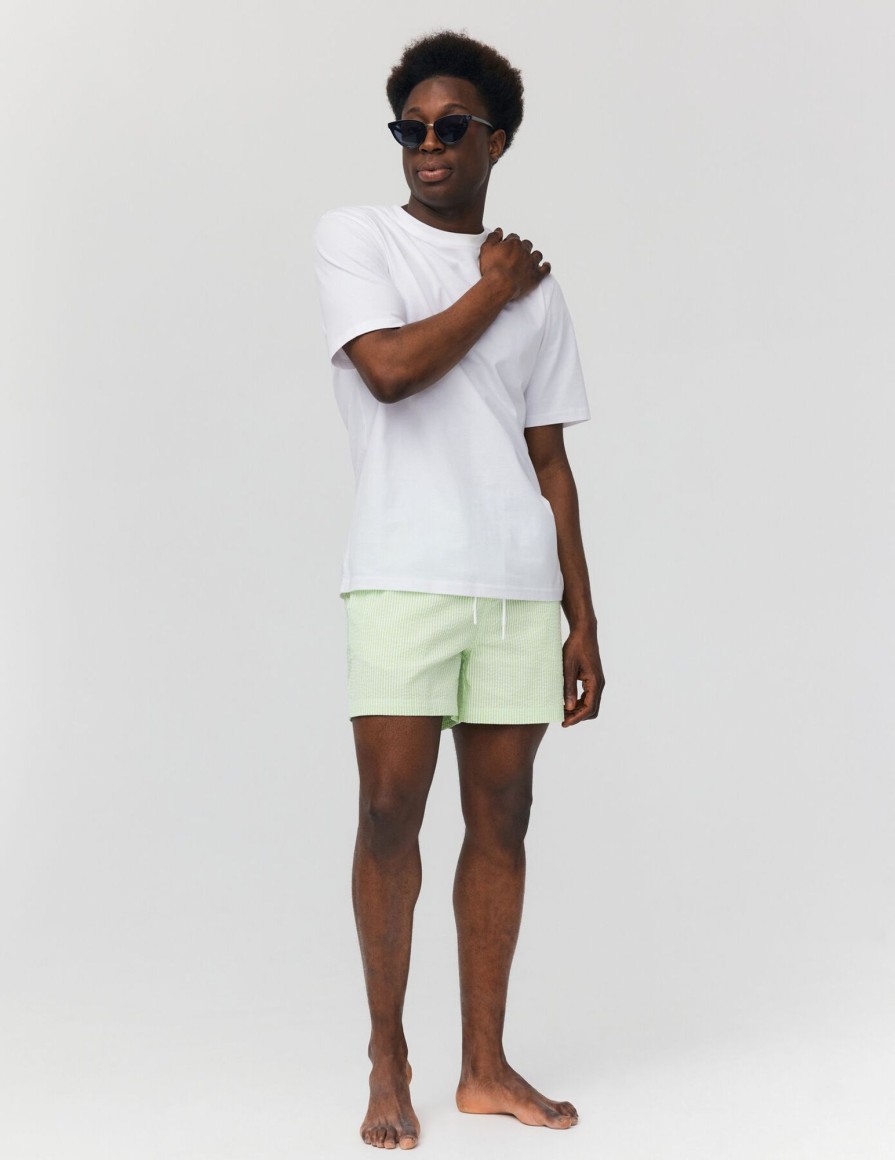 Homme BZB Shorts De Bain | Short De Bain Berck Vert