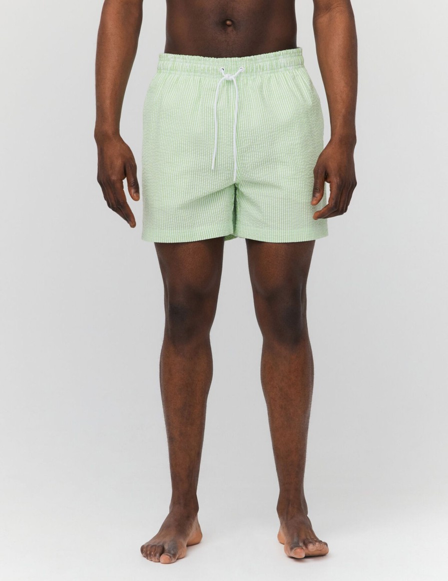 Homme BZB Shorts De Bain | Short De Bain Berck Vert