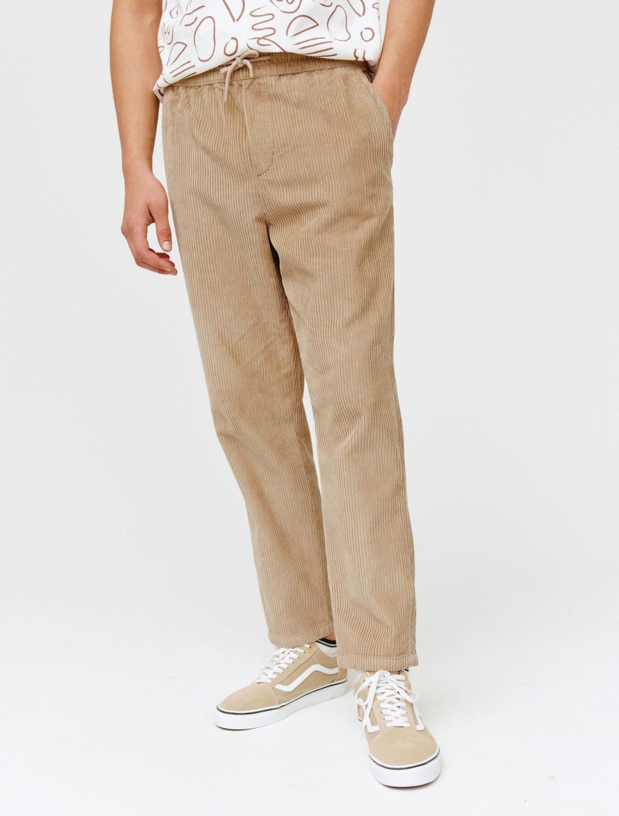 Homme BZB Pantalon | Jogger En Velours Marron