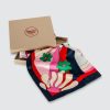 Femme BZB Foulards | Coffret Cadeau Foulard Satin Imprime Multicolore