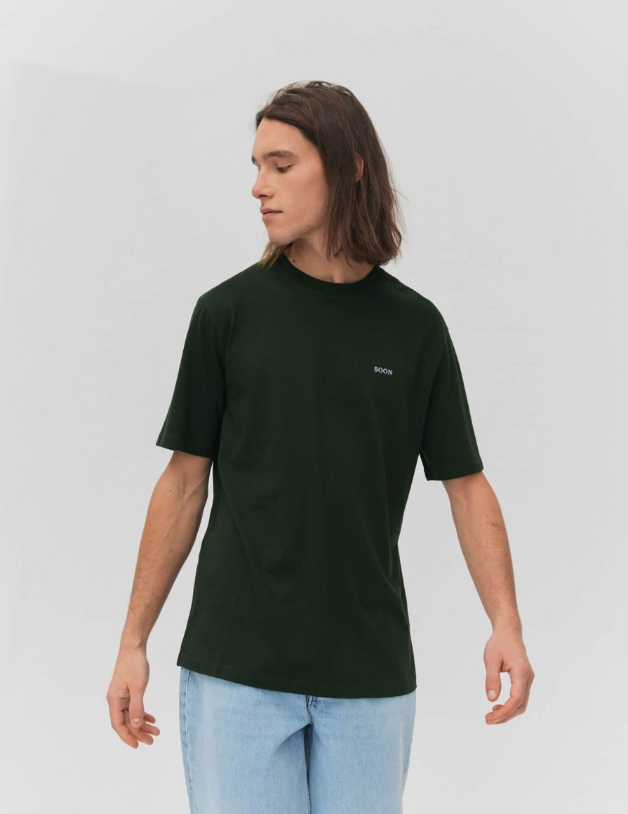 Homme BZB Tee-Shirt | T-Shirt Brode Vert