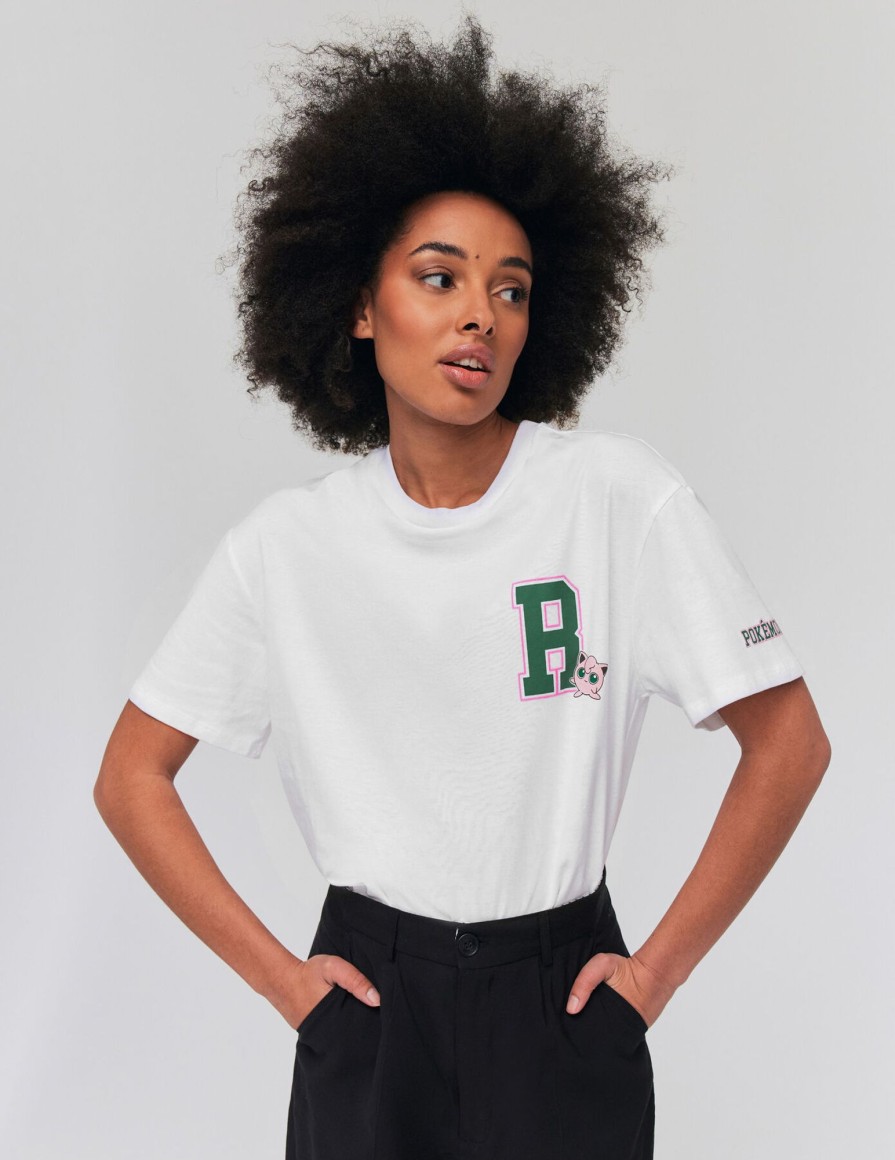 Femme BZB Tee-Shirt & Polo | T-Shirt Licence Pokemon Blanc