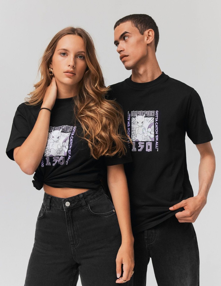 Homme BZB Tee-Shirt | T-Shirt Pokemon Noir