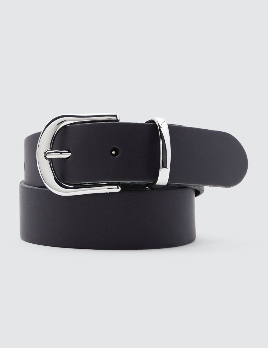 Femme BZB Ceinture | Ceinture Cuir Basique Noir