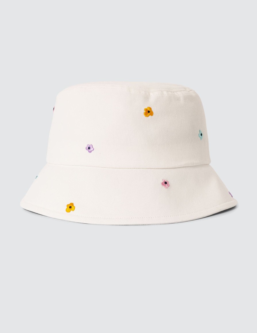 Femme BZB Casquettes & Bob | Bob Brode Fleurs Beige