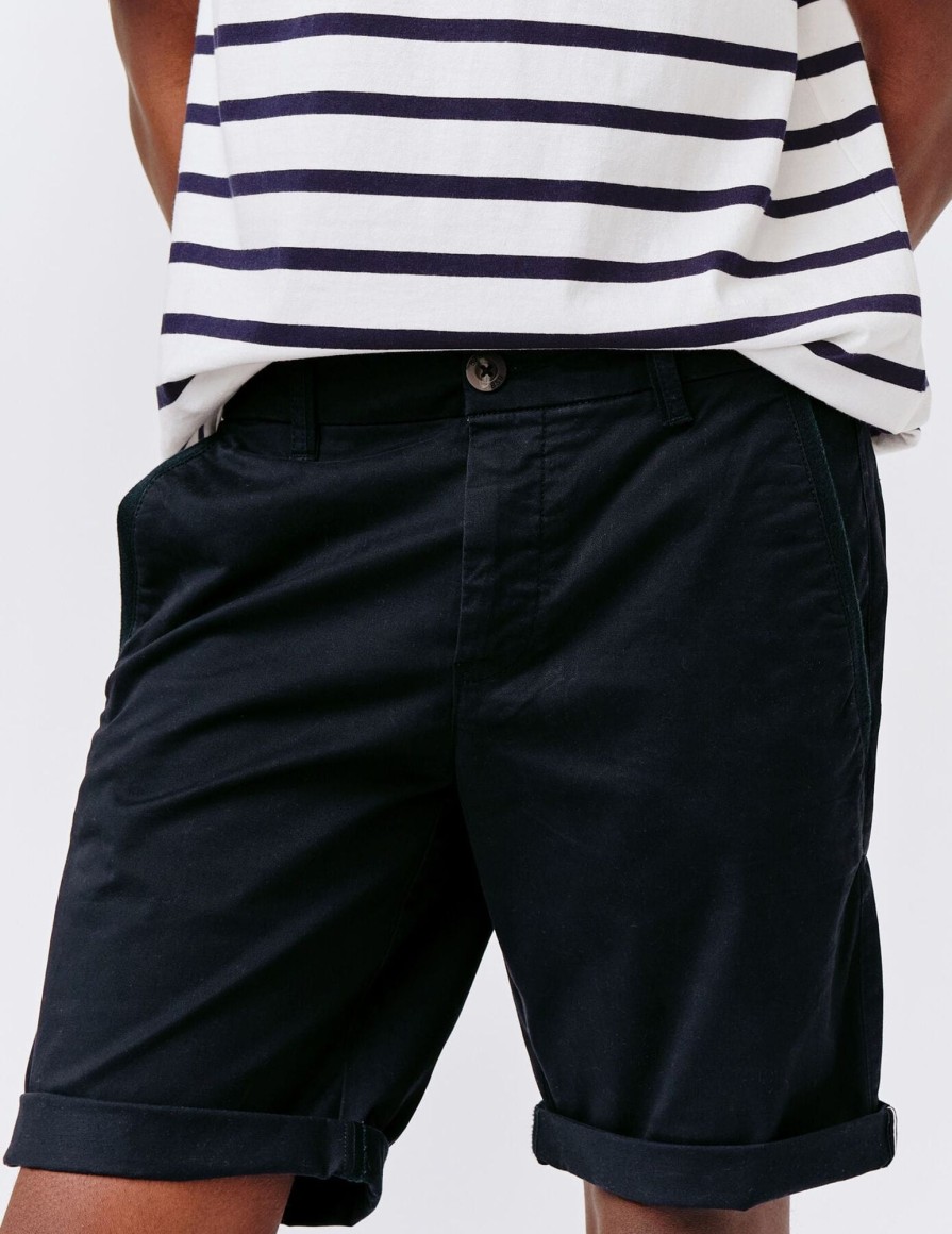 Homme BZB Bermuda | Bermuda Chino Bleu Fonce