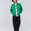 Homme BZB Veste & Blouson | Veste En Jean Oversize Couleur Vert