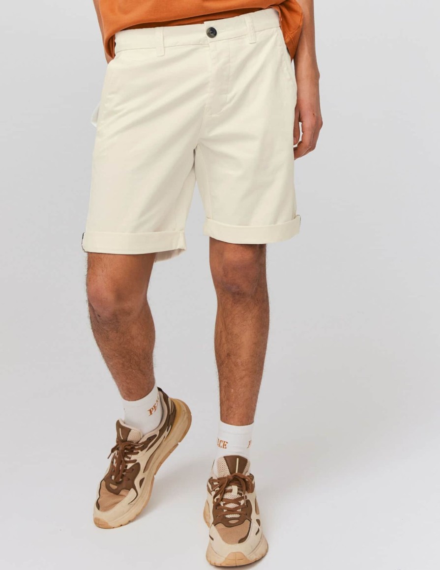 Homme BZB Bermuda | Bermuda Chino Blanc