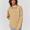 Homme BZB Sweat | Sweat Col Polo Beige