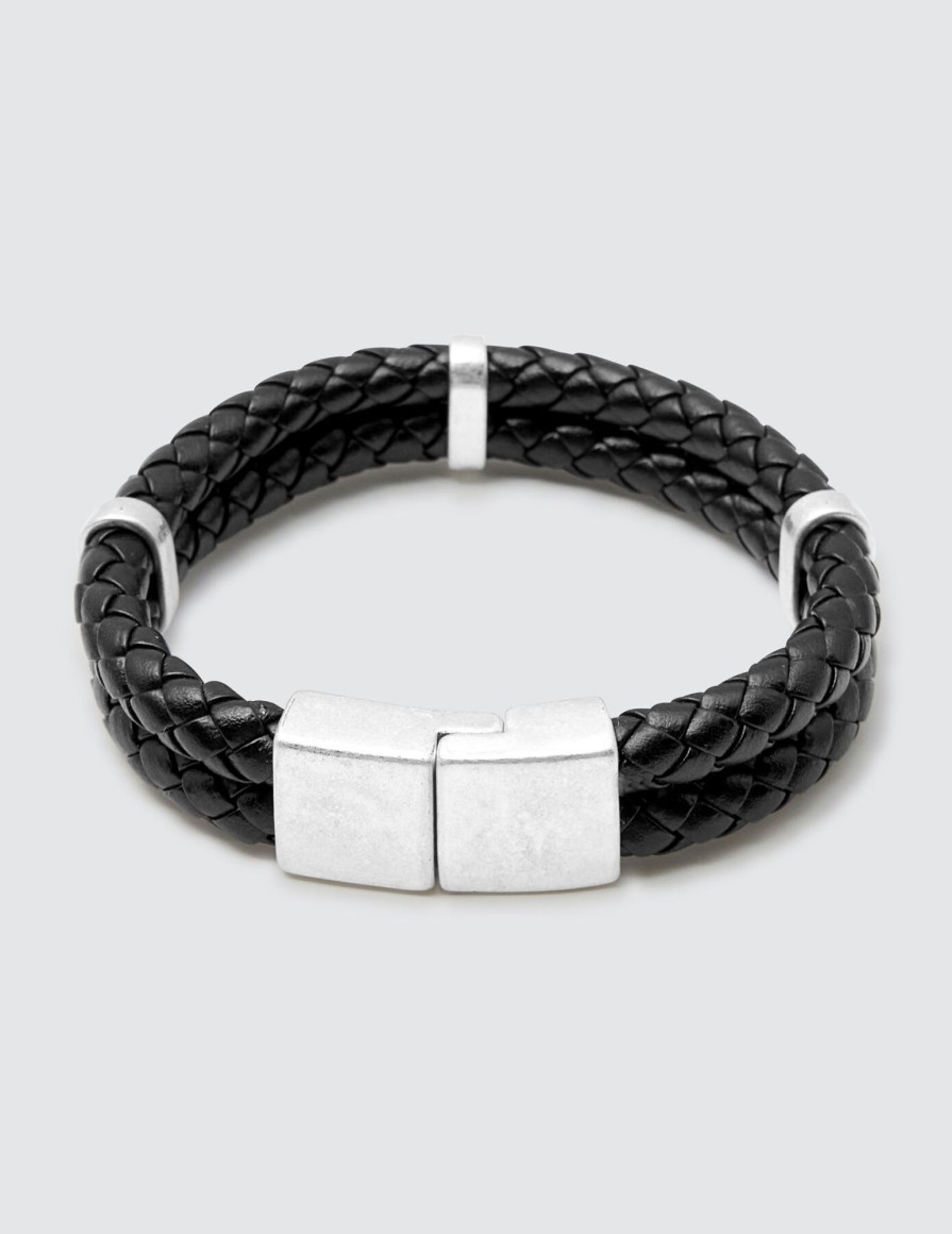 Homme BZB Bracelets | Coffret Cadeau Bracelet Noir