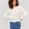 Femme BZB Pull | Pull Col Rond Uni Blanc