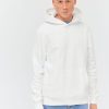 Homme BZB Sweat | Sweatshirt A Capuche Extra Doux Blanc