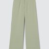 Femme BZB Pantalon | Pantalon Tailleur Vert Clair