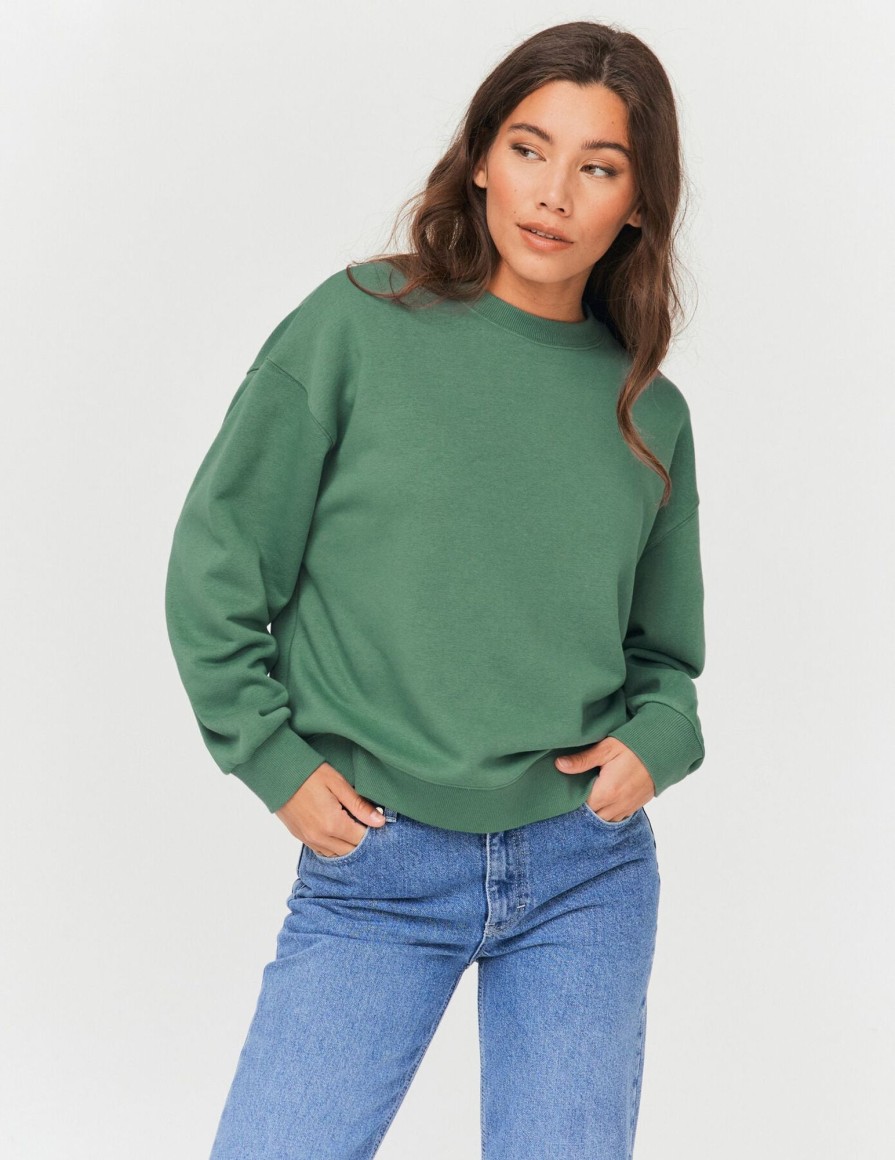 Femme BZB Sweat | Sweat Col Rond Vert