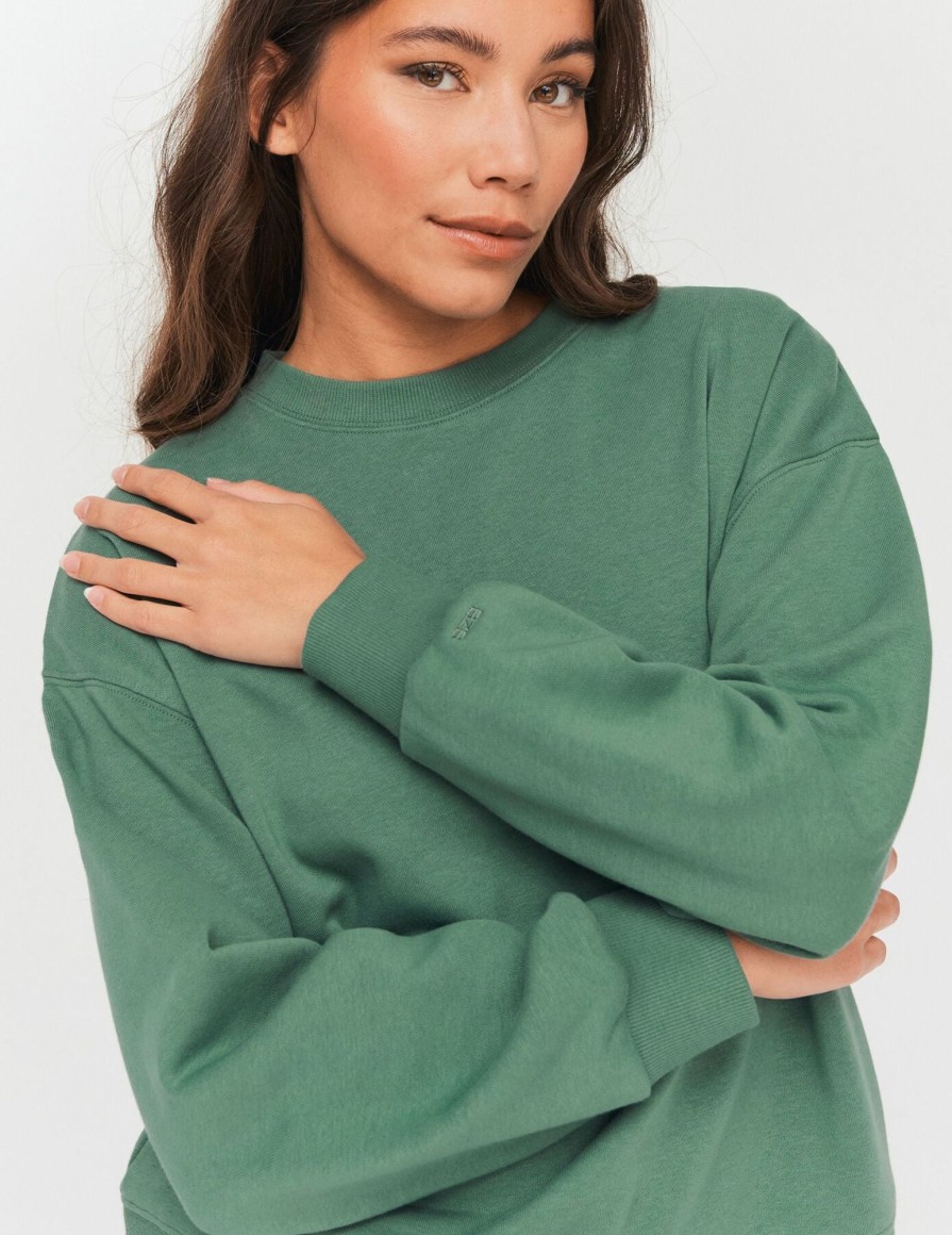 Femme BZB Sweat | Sweat Col Rond Vert