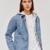 Homme BZB Veste & Blouson | Veste En Jean Bleu Moyen