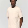 Homme BZB Tee-Shirt | T-Shirt Poche Slub Naturel