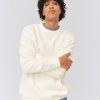 Homme BZB Pull | Pull Touche Velours - Oversize Blanc