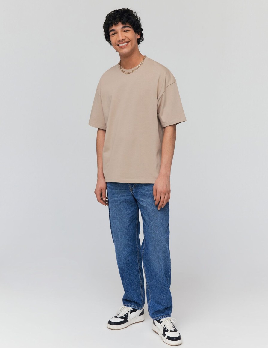 Homme BZB Tee-Shirt | T-Shirt Oversize Beige