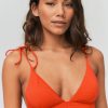 Femme BZB Maillots De Bain | Haut De Maillot De Bain Triangle Corse Orange