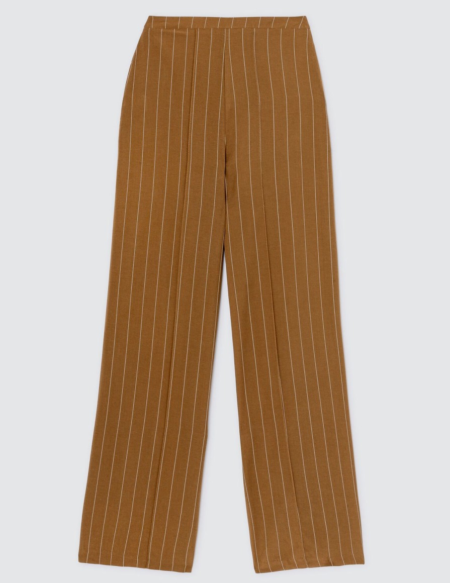 Femme BZB Pantalon | Pantalon City Camel